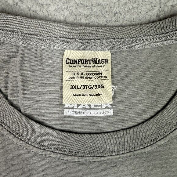Mack Trucks Shirt Mens 3XL Gray Hero Of The Highway Bulldog Tee Ring Spun NWT - Picture 5 of 11